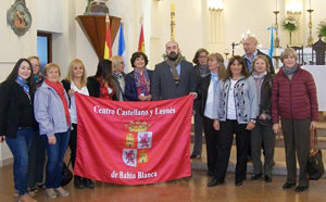 Algunos de los participantes en la ceremonia.