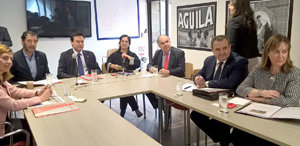 Francisco Blanco, durante la reunión con ANDI.
