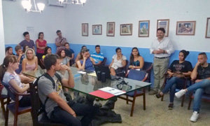 Rodríguez Miranda se dirige a los jóvenes de origen gallego.