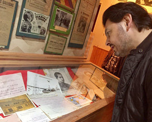Rodríguez Miranda, durante su visita al Centro Gallego de Comodoro Rivadavia.