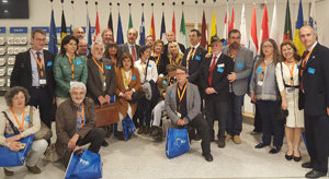 Una de las visitas que llevó a cabo la comitiva gallega en Bruselas.