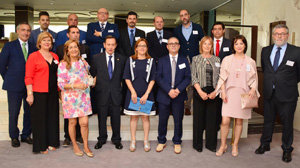 Un momento de la visita de la delegación zamorana a Lisboa.