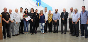 Participantes en la celebración del Día de las Letras Gallegas.