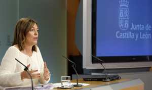 Milagros Marcos, en la rueda de prensa tras el Consejo de Gobierno.