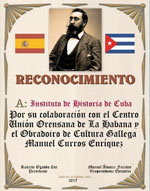 Diploma entregado por el Centro Unión Ourensana.