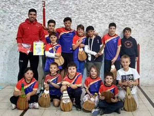Algunos de los participantes en la clínica.