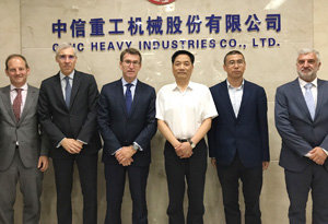 Feijóo y Conde, durante en el cuentro con directivos de CITIC.