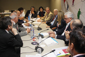 Un momento de la reunión de Derechos Civiles.