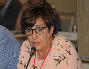 Begoña Serrano, durante su intervención en el Pleno.