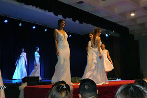 Un momento del pase de moda.