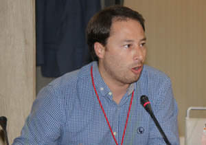 Jorge Gutiérrez, durante su intervención en el Consejo.