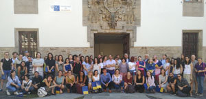 Un momento de la inauguración del curso Galego sen fronteiras.