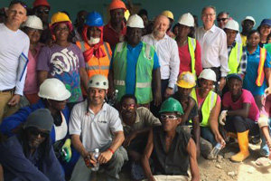 Fernando García Casas, durante una de sus actividades en Jamaica.