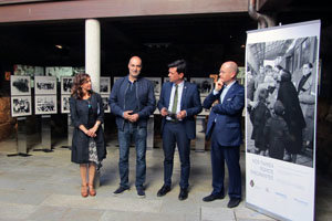 De izda. a dchz., Beatriz Fernández-Anguiano, José Luis Ferro Iglesias, Enrique M. Romero Reinoso y Alberto López.