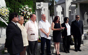 Un momento de la celebración del homenaje.