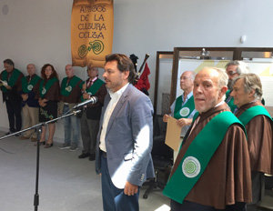 Rodríguez Miranda, durante su intervención en el encuento.