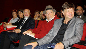 María Michelón Martínez, María Fiorentino; José Luis Mira Lema, Javier Muñiz y Roberto Lázaro.
