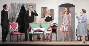 Representación de una de las escenas de la obra.