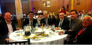 De izda. a dcha. : MarceloCastagno, Diego Puente, Pablo Puertas, Mira Lema, José Antonio González-Buenos y Justino Nava.