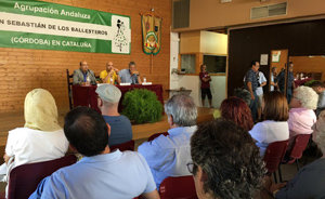 Un momento de la conferencia de Jordi Serrano.