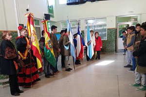 Un momento de la celebración del Día del Inmigrante.