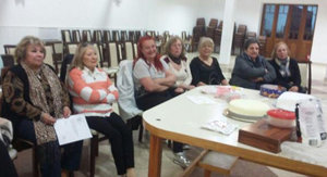 Alumnas participantes en el curso de decoración de tartas.