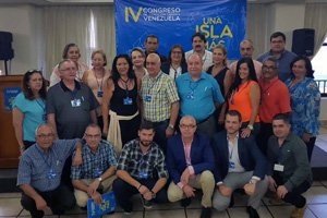 Foto de familia de la nueva Comisión Ejecutiva de Coalición Canaria Venezuela.