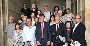 Juan Martínez Majo, con los participantes en el programa Siente Castilla y León.