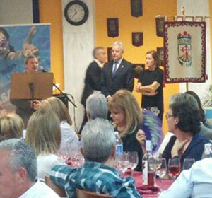 Lucía Portela, en la Casa de Galicia en León.