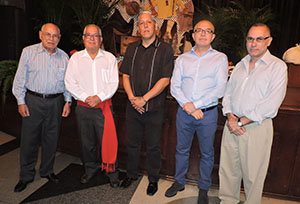 Calixto Méndez Melián, José Manuel Armas Pérez, Ricardo Márquez Lugo, Jesús Javier Pérez Rodríguez,  y Heriberto Magdalena Plasencia.
