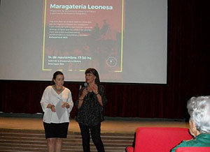 Un momento de la presentación del documental.