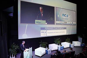Fernando Clavijo, durante la inauguración de la jornada.