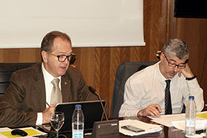 Eduardo Dizy e Ildefonso de la Campa presidieron la reunión de la Comisión Permanente.