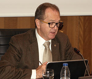 Eduardo Dizy, durante la Comisión Permanente celebrada la pasada semana en Madrid.