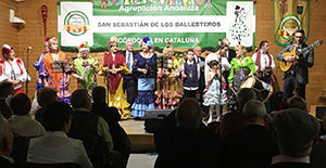 Participantes en el Festival de Villancicos .