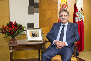 Miguel Ángel Revilla, durante su discurso navideño.