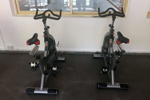 Algunos de los aparatos del nuevo gimnasio.