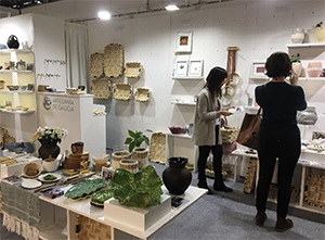 Vista del estand de Artesanía de Galicia en la Feria Formex.