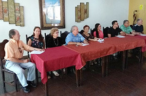 José Ramón de los Ríos, Karina Fernández, Dulcerina Castro, Antonio Corral, María Victoria Velo, Nancy Pereira, Miguel Ángel Quiroga, Nelson García y Adolfo Rodríguez.