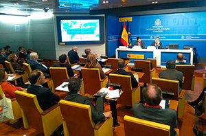 Marcial Marín, en la clausura de las Jornadas sobre la Acción Educativa Exterior.