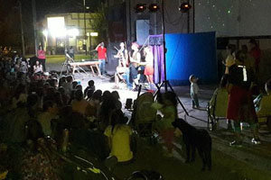 Un momento del espectáculo Odisea en el circo.