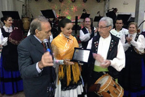 Un momento de la celebración del aniversario del Centro Español.
