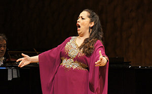 Laura Alonso Padín, en un momento de su interpretación.