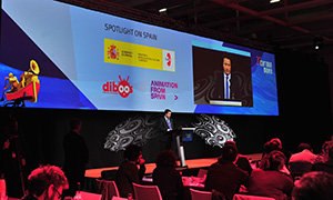 Un momento de la inauguración de Spotlight on Spain.