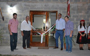 Un momento de la inauguración de la euskal etxea ‘Euskal Odola’.