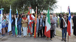 Diferentes colectividades españolas participaron en el aniversario de la comarca Viedma Patagones.