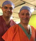 Mariano Alberto Ortiz –a la izda.–, junto con Guillermo Dominguez.