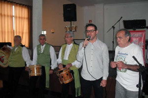 Un momento de la celebración en el Centro Español.