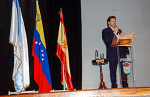 Rodríguez Miranda explicó en la Hermandad Gallega de Venezuela las ayudas al retorno de la Xunta.