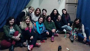 Participantes en el segundo taller de clown.